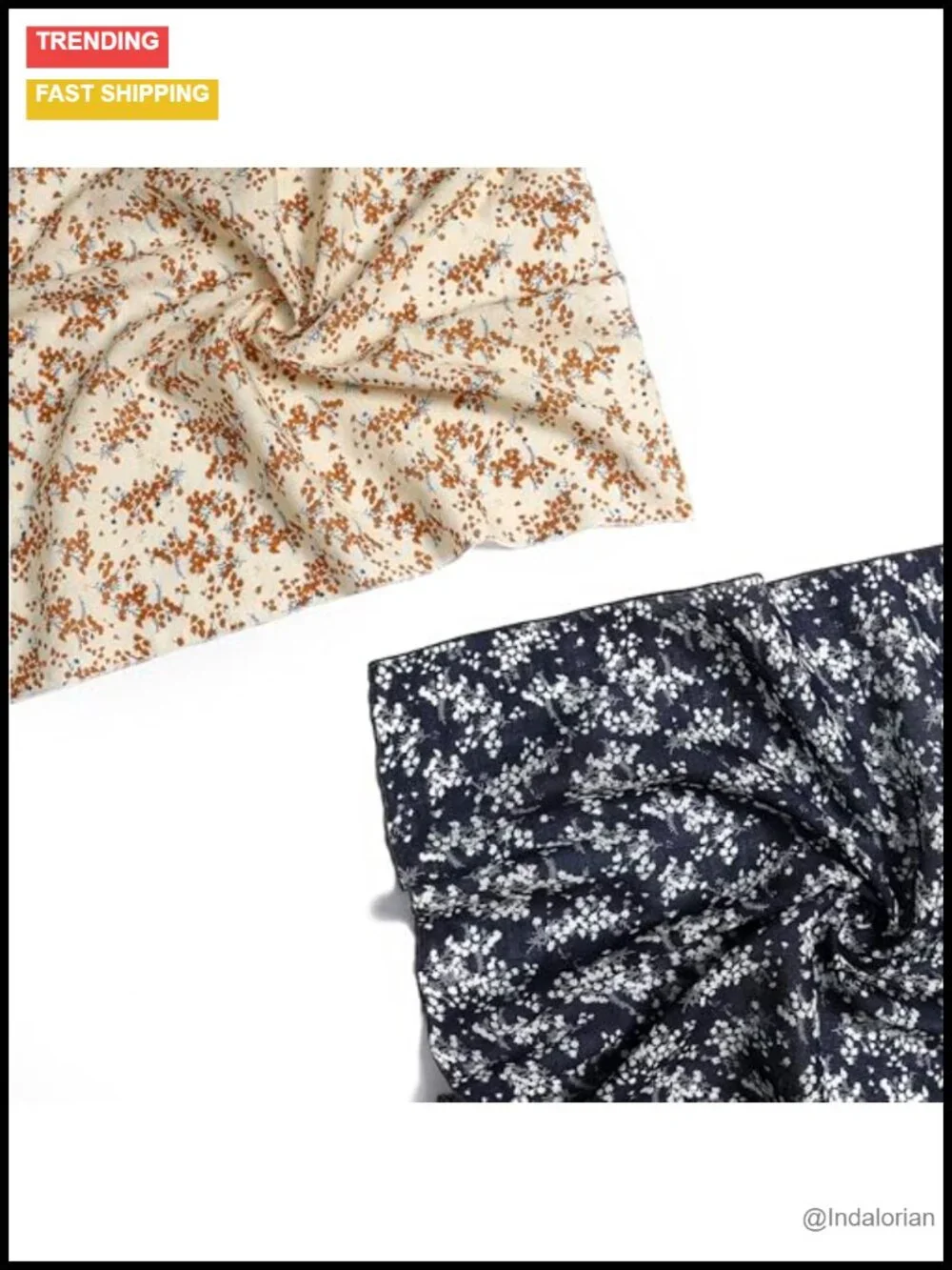Cotton Viscose Blend Unisex Multipurpose Bandana Headband Hair Scarf